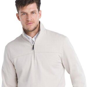 Van Heusen Men's Big & Tall Flex Classic-Fit Stretch Fleece Quarter-Zip Pullover